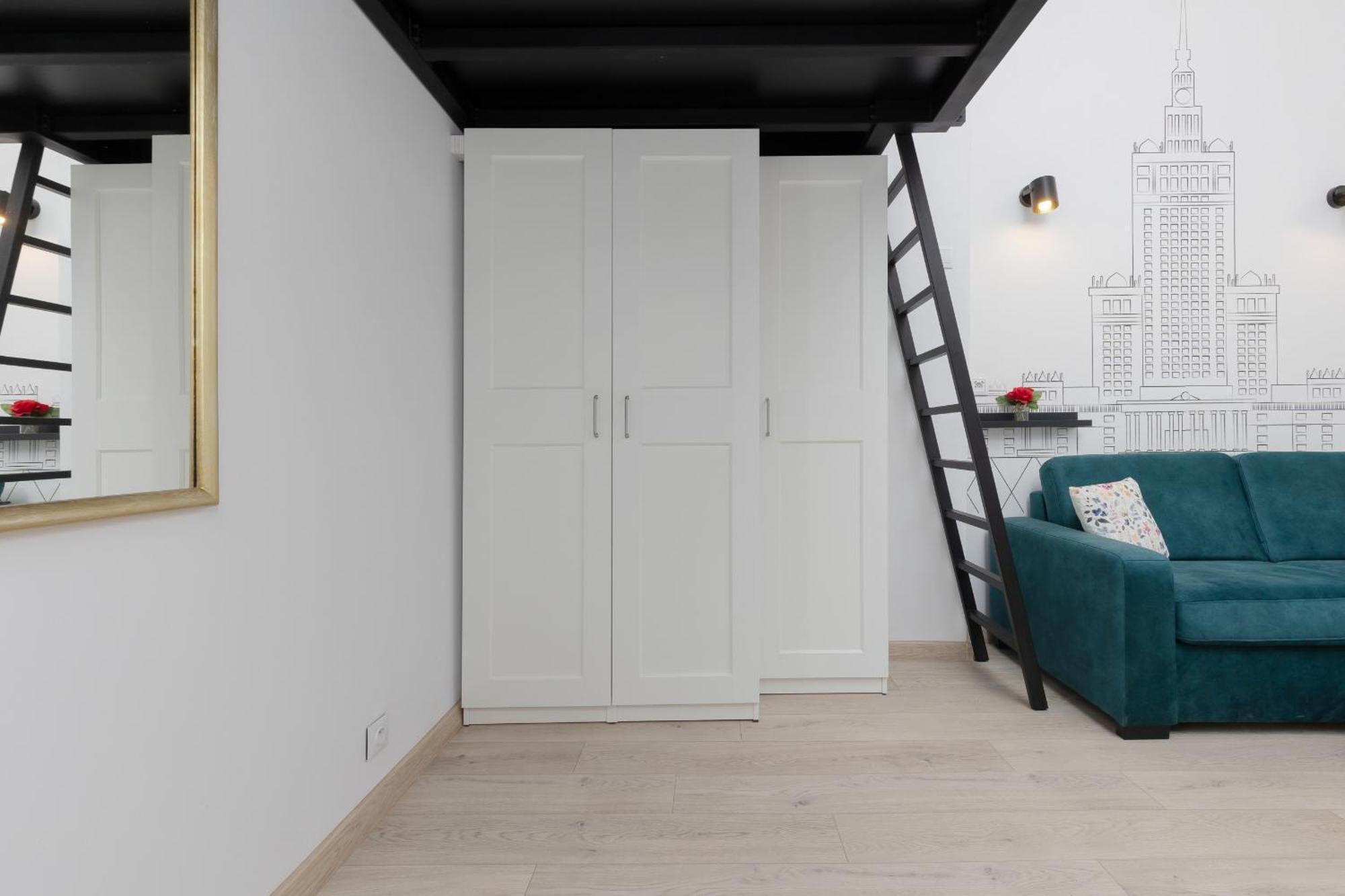 Aleja Wyzwolenia Studio with Mezzanine Warsaw Downtown by Noclegi Renters Екстериор снимка