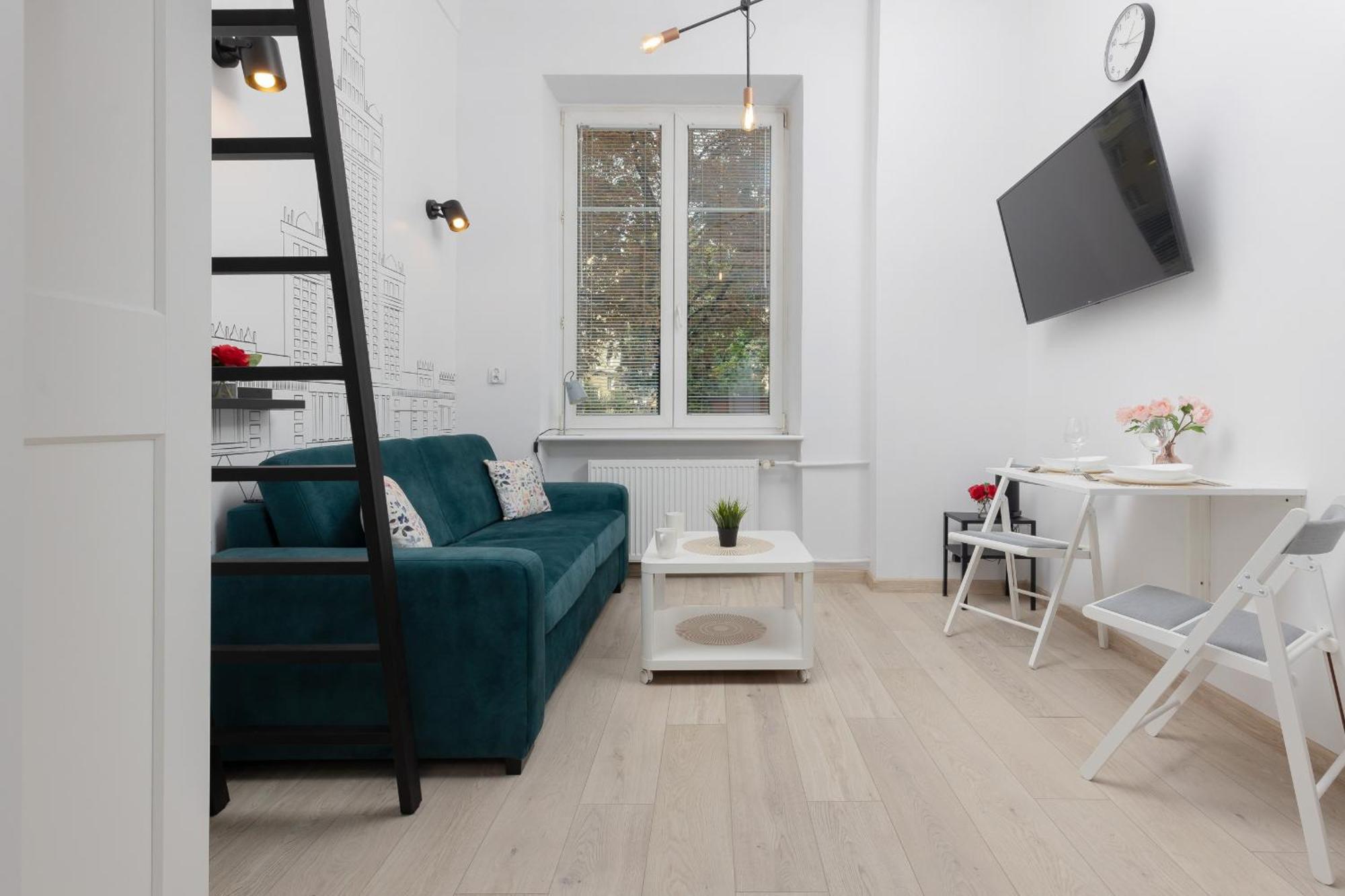Aleja Wyzwolenia Studio with Mezzanine Warsaw Downtown by Noclegi Renters Екстериор снимка